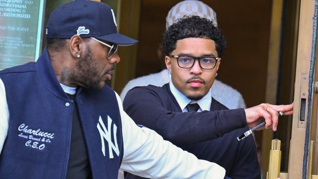 Justin Combs (R), son of Sean 