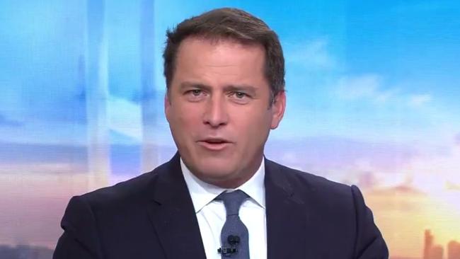 Karl Stefanovic‘s love life is no one’s business but his. Picture: Channel 9