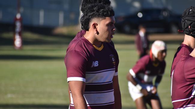 AIC First XV rugby between Marist College Ashgrove and St Peterâ&#128;&#153;s Lutheran College. Saturday May 20, 2023. Picture, Nick Tucker.