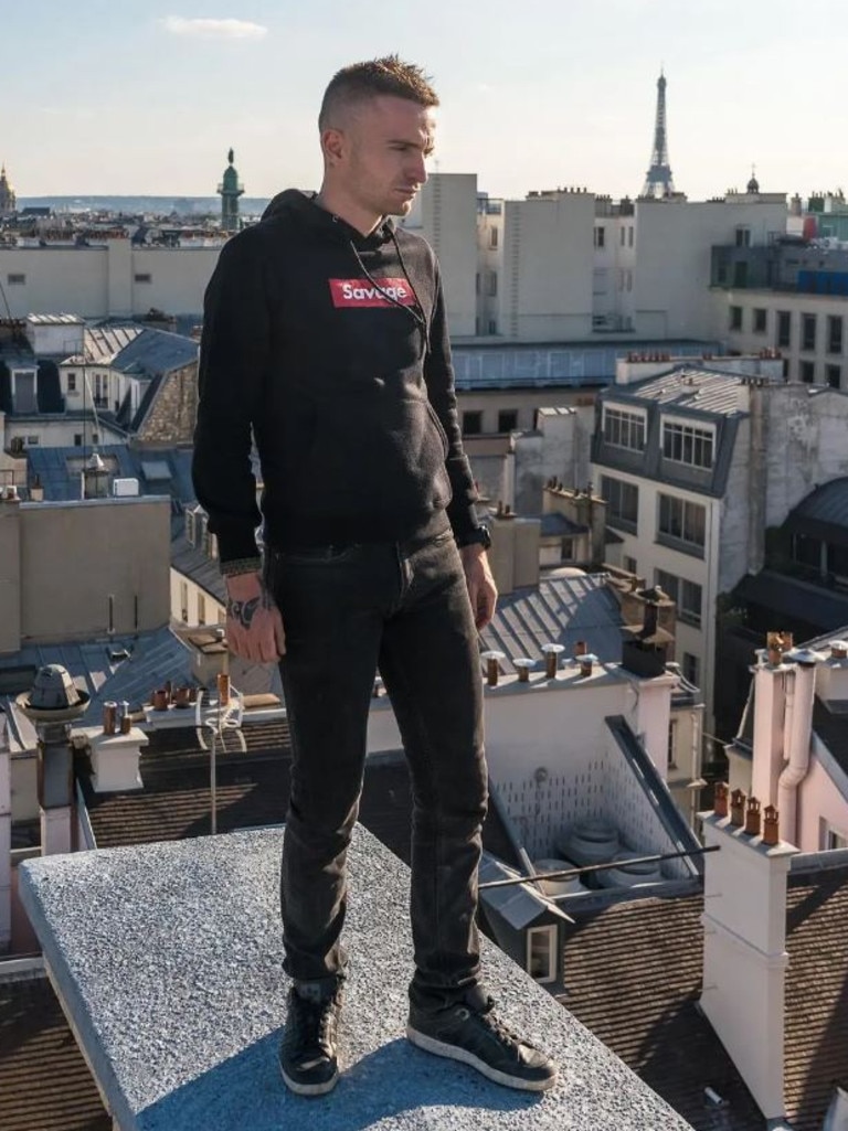 Lucidi has amassed a social media following with his daring stunts. Picture: remnigma/Instagram