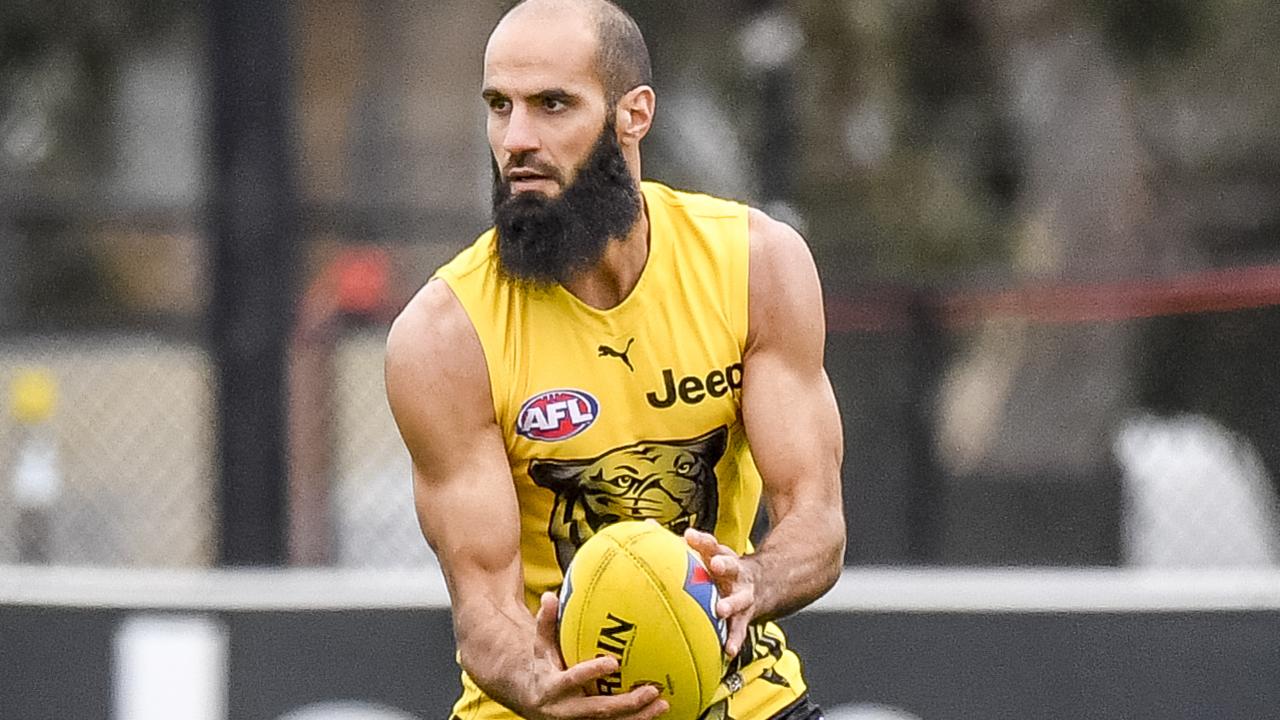 Richmond training. Bachar Houli. Picture: Jake Nowakowski.