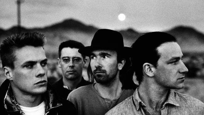 U2 in 1987 at the time of the release of The Joshua Tree. Pic: Universal