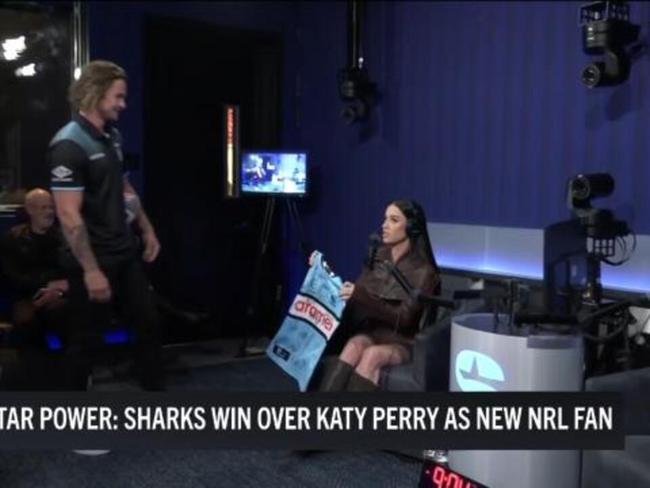 Katy Perry becomes newest Sharks fan