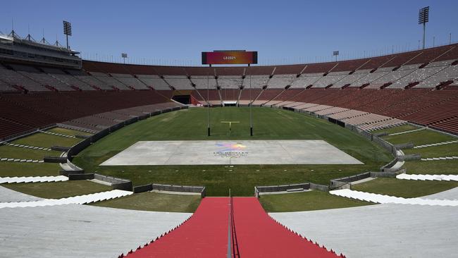 The Los Angeles Coliseum is now home to NFL franchise LA Rams.