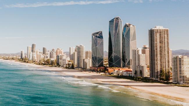 The Surfers Paradise skyline, including Jewel. Picture: Getty Images