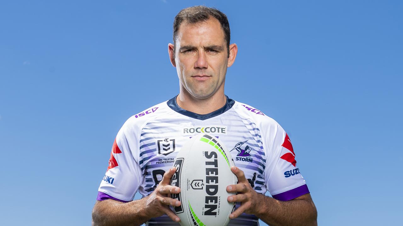 SUNSHINE COAST, AUSTRALIA – OCTOBER 19: Cameron Smith poses for a photo before a Melbourne Storm NRL training session at Sunshine Coast Stadium on October 19, 2020 in Sunshine Coast, Australia. (Photo by Bradley Kanaris/Getty Images)