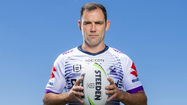 SUNSHINE COAST, AUSTRALIA – OCTOBER 19: Cameron Smith poses for a photo before a Melbourne Storm NRL training session at Sunshine Coast Stadium on October 19, 2020 in Sunshine Coast, Australia. (Photo by Bradley Kanaris/Getty Images)