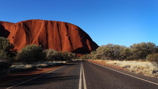 Return to Uluru is partly concerned with the slow dawning appreciation by non-Indigenous Australia of the power and significance of Uluru. Picture: Getty Images