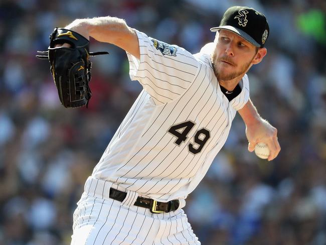 SAN DIEGO, CA - JULY 12: Chris Sale #49 of the Chicago White Sox throws a pitch during the 87th Annual MLB All-Star Game at PETCO Park on July 12, 2016 in San Diego, California. Harry How/Getty Images/AFP == FOR NEWSPAPERS, INTERNET, TELCOS & TELEVISION USE ONLY ==