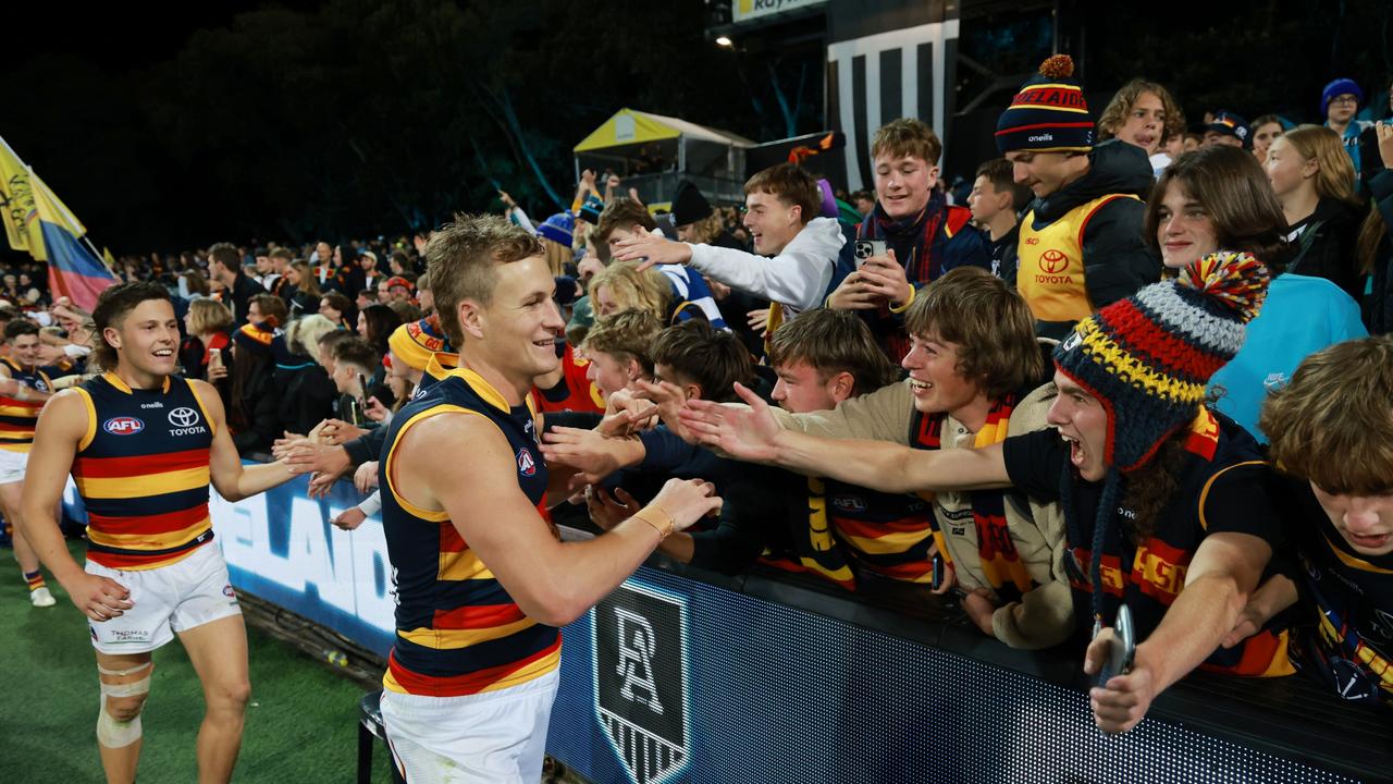 Adelaide are a force in front of their home fans, but their away form needs some work. Picture: Getty Images