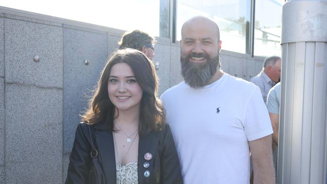 Paul McCartney fans at the Got Back Tour at the Adelaide Entertainment Centre, October 18. Picture: Kelly Barnes