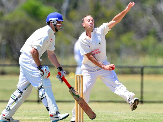 Pictured is action during the Subbies cricket game Endeavour Hills bowling versus Malvern batting at Sydney Pargeter reserve in Endeavour Hills. Richard Saniga. Picture: Derrick den Hollander