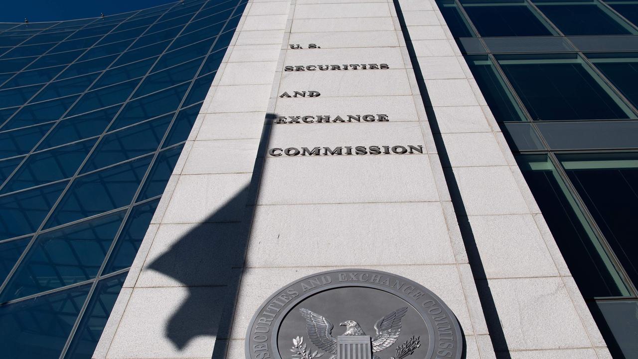 The US Securities and Exchange Commission (SEC) on Friday said its regulators were keeping an eye on the whipsawing share prices of some Wall Street stocks. Picture: Saul Loeb / AFP