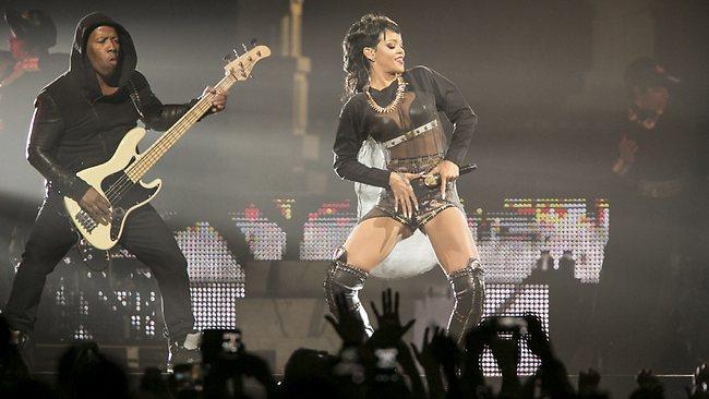 Rihanna opened the Australian leg of her Diamonds World Tour with a transfixing set at the Perth Arena on Tuesday. Picture: AP