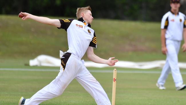 Padua College bowler Braithyn Pecic . Picture, John Gass