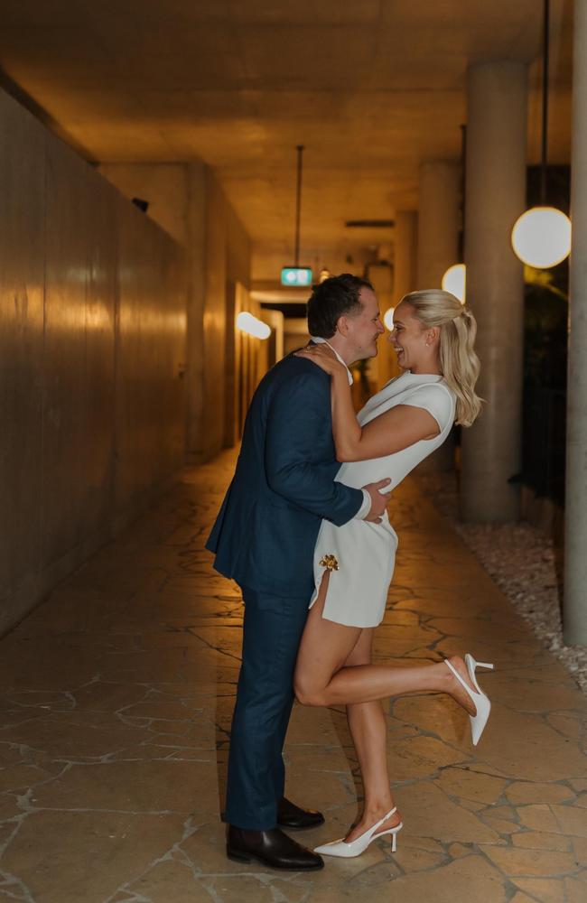 The wedding of Molly Mee and Mitch Treleaven. Pictures: Nicola Lemmon