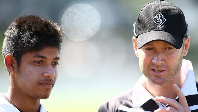 Sandeep Lamichhane has been mentored by Michael Clarke. 