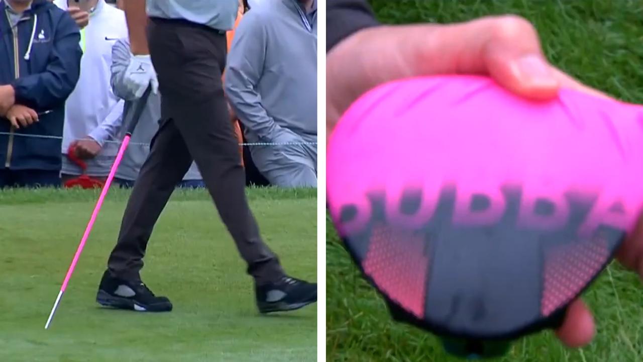 Bubba Watson's driver was left in two pieces.