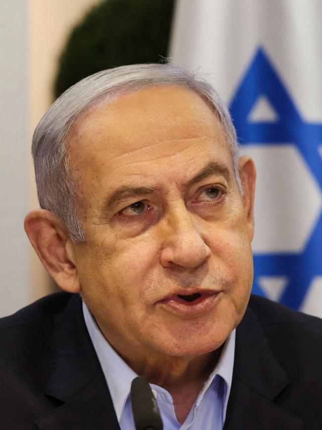 Israeli Prime Minister Benjamin Netanyahu. Picture: AFP