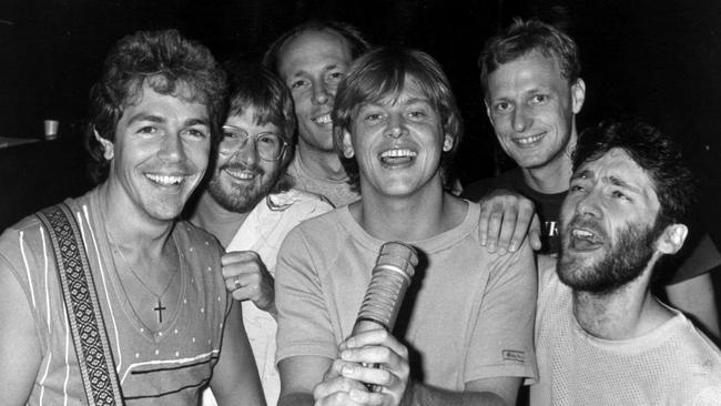 Stand together: John Farnham fronting Little River Band in 1982 after Glenn Shorrock’s exit.