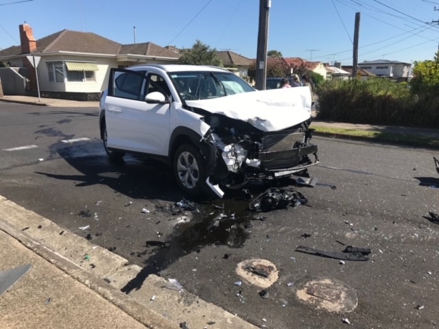 Collision on Elizabeth St in February 2022