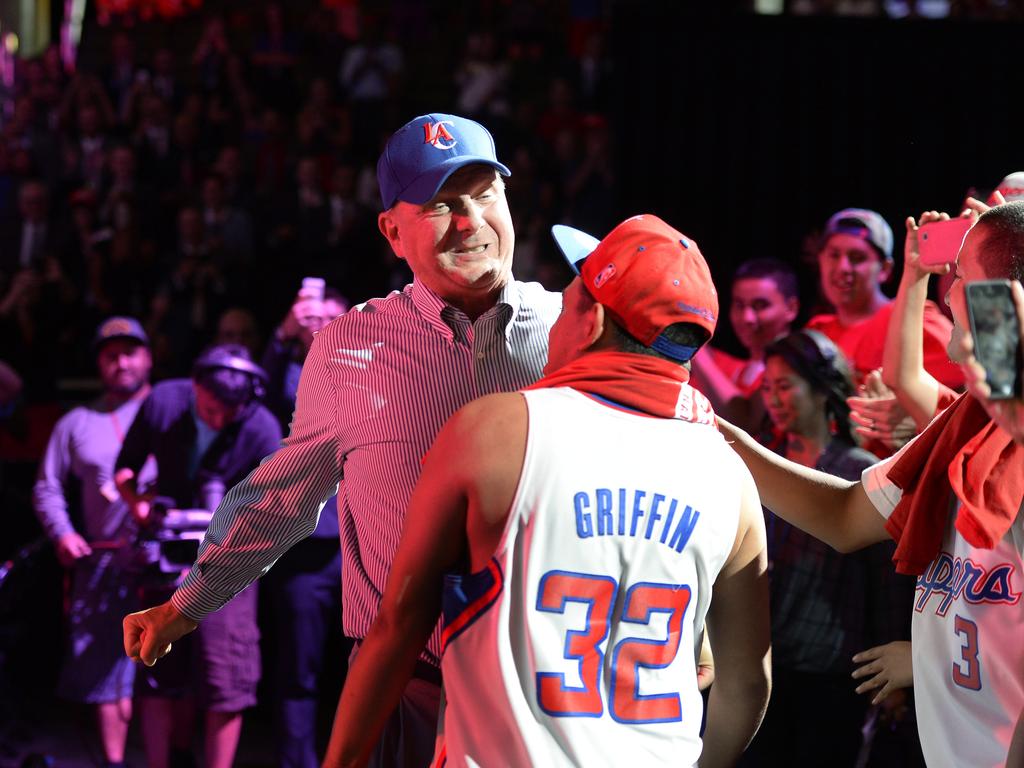 Steve Ballmer was introduced as the new owner of the Clippers on August 18.