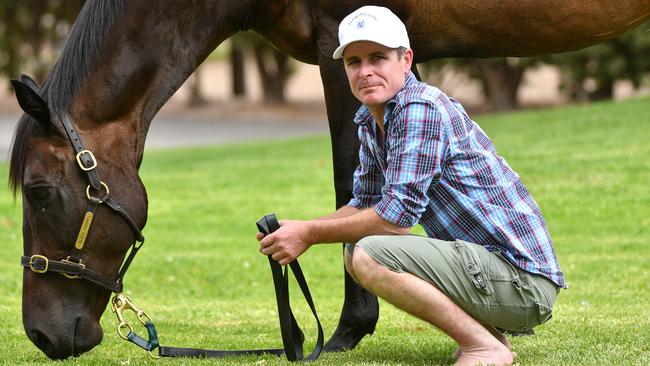 Luke Nolen reunites with Black Caviar in 2020. Rob Heathcote watched Nolen and Black Caviar beat his former champ Buffering but now Heathcote has called up Nolen to ride Rothfire on Saturday. Picture: AAP