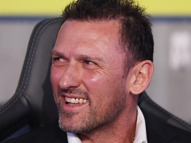 SYDNEY, AUSTRALIA - MARCH 20:  Australia head coach  Tony Popovic looks on during the round three FIFA 2026 World Cup AFC Asian Qualifier match between Australia Socceroos and Indonesia at Allianz Stadium on March 20, 2025 in Sydney, Australia. (Photo by Matt King/Getty Images)