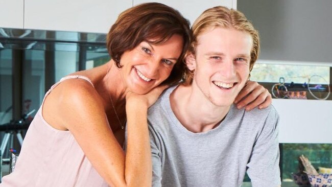 Cassandra Thorburn with her son, Jackson.