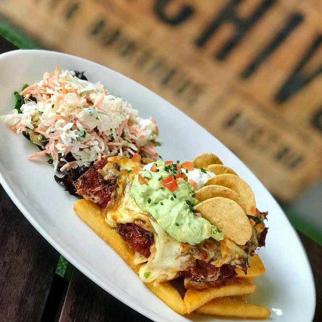 The Nacho Parmi at Archive Beer Boutique West End. Picture: @archivebeer