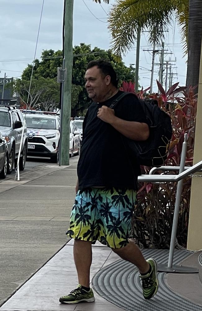 Allan Ray Craig appeared in Mackay District Court on Monday for allegedly throwing petrol on a mental health centre. Photo: Zoe Devenport