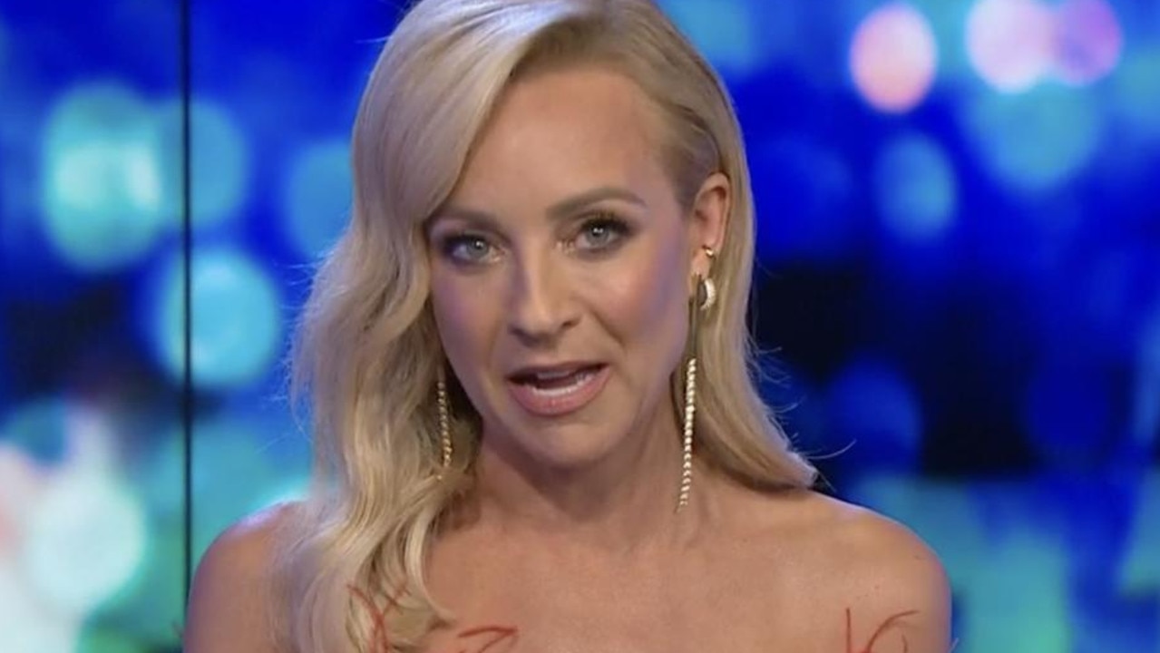 Ms Bickmore held back tears while talking about the fundraising she was able to do through the show. Picture: The Project