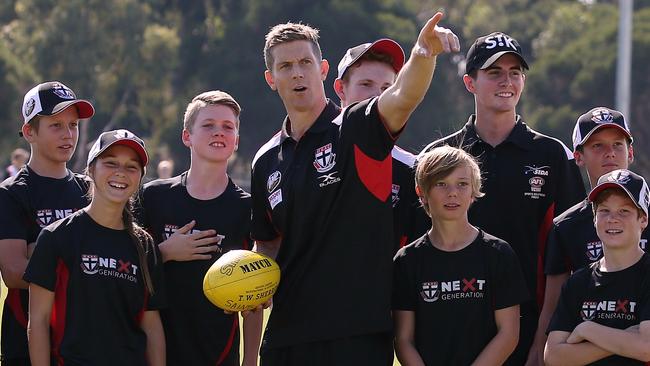 Nick Dal Santo returns to St Kilda as part of the club’s Next Generation Academy. Picture: Wayne Ludbey