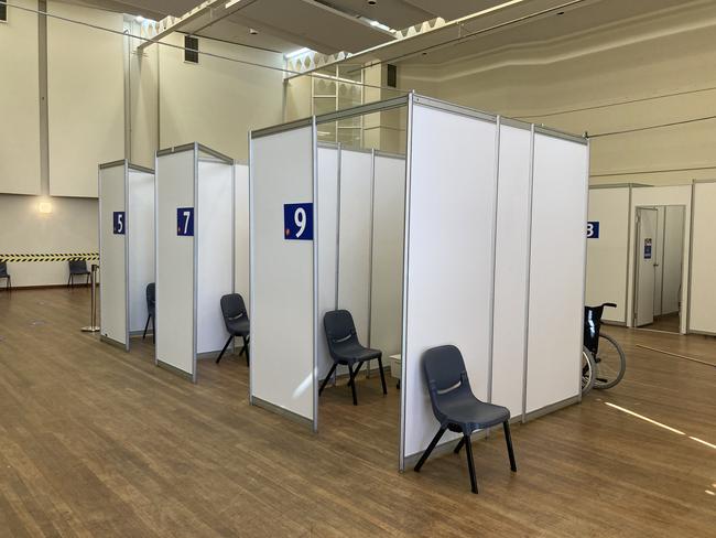 Gympie Covid vaccination hub at Civic Centre