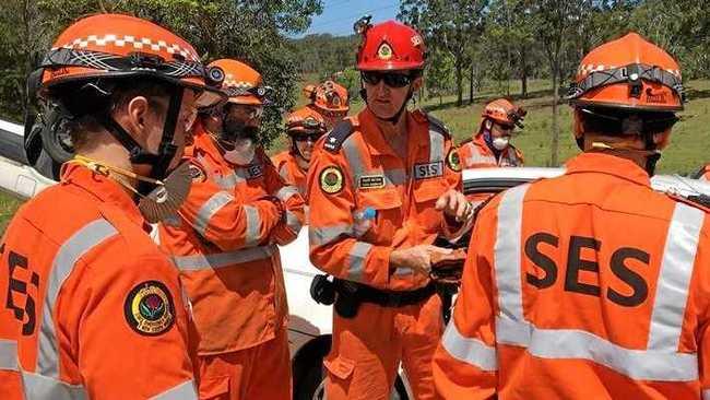 The State Emergency Service and the Rural Fire Service has warned people to be vigilant if driving and to stay at home if they can as stormy weather has seen roads impacted.