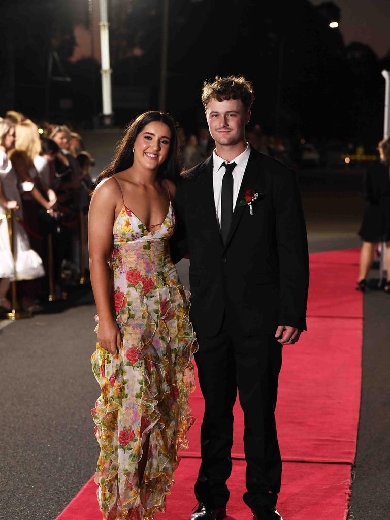 Solomon Hosken & Sarah Gardner at Xavier Catholic College year 12 formals. Picture: Patrick Woods.
