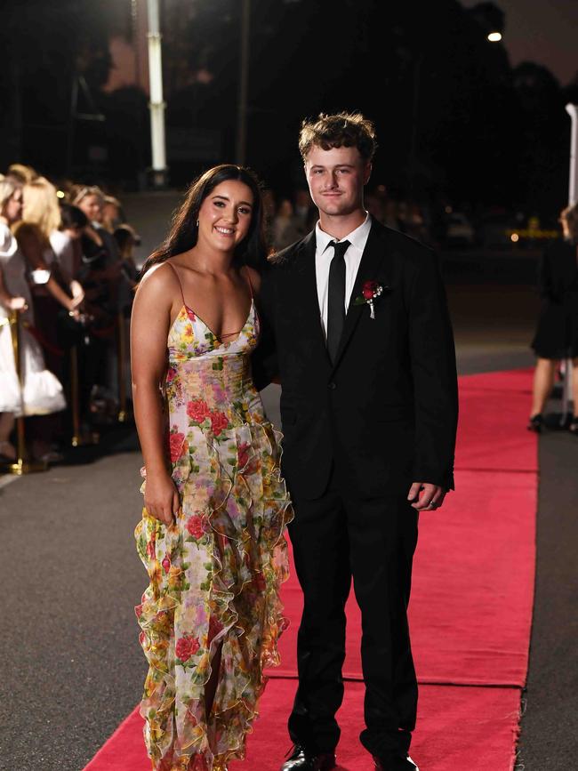 Solomon Hosken &amp; Sarah Gardner at Xavier Catholic College year 12 formals. Picture: Patrick Woods.