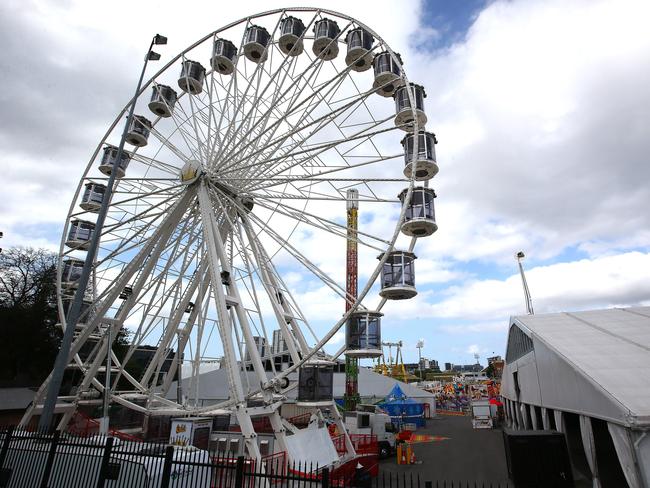 BRISBANE, AUSTRALIA - NewsWire Photos AUGUST 2, 2021: An empty Ekka Showgrounds during a snap 3 day lockdown in Brisbane, which has now been extended till Sunday.  Picture: NCA NewsWire / Jono Searle