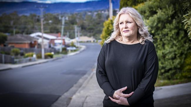 Andrea Russell of Austins Ferry has spent more than two years battling with Centrelink over a robodebt notice. Picture: LUKE BOWDEN