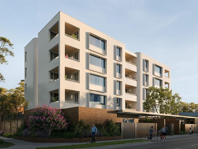 Designs have been released for a new housing trust development at Seaton, with 22 apartments to be built for public housing tenants. Picture: Supplied