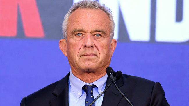 Robert F. Kennedy Jr. speaks during a campaign event. Picture: AFP.