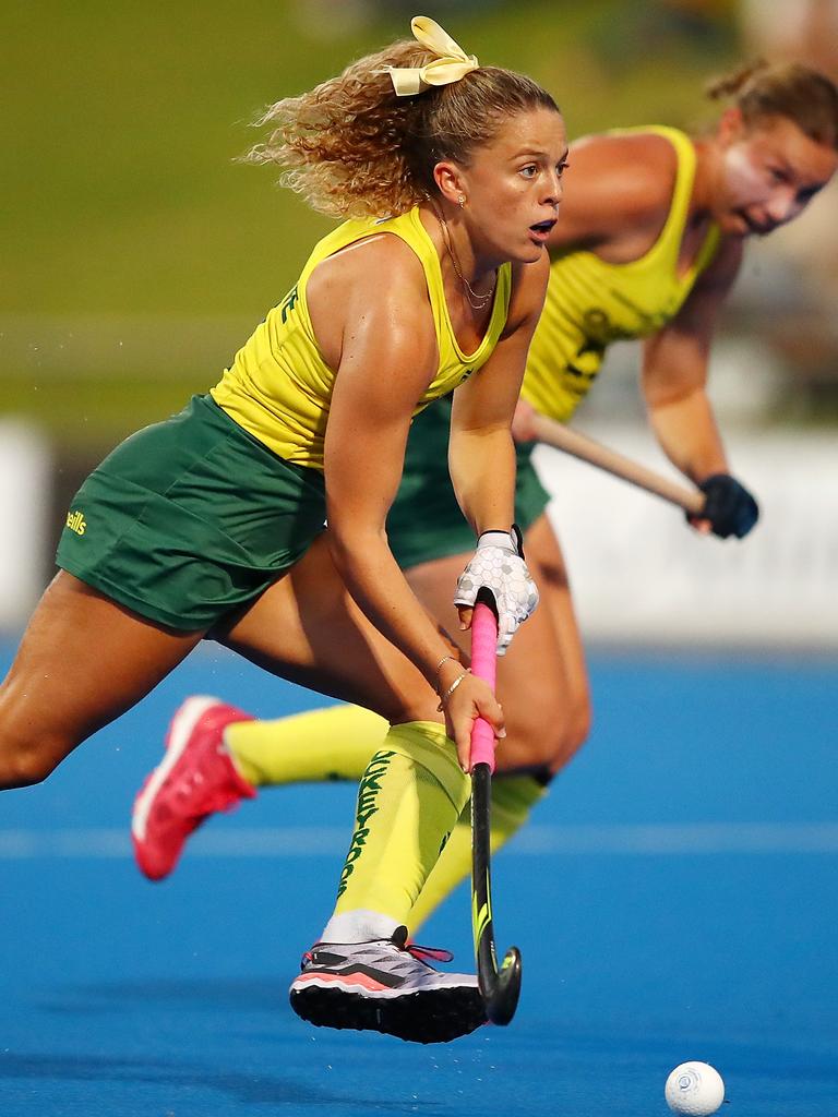 Rosie Malone is the Hockeyroos' resident pocket rocket.