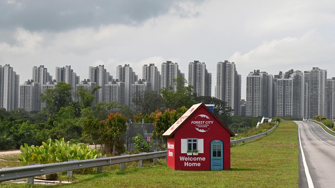 The chilling reality inside this almost-abandoned city. Picture: Roslan RAHMAN / AFP.