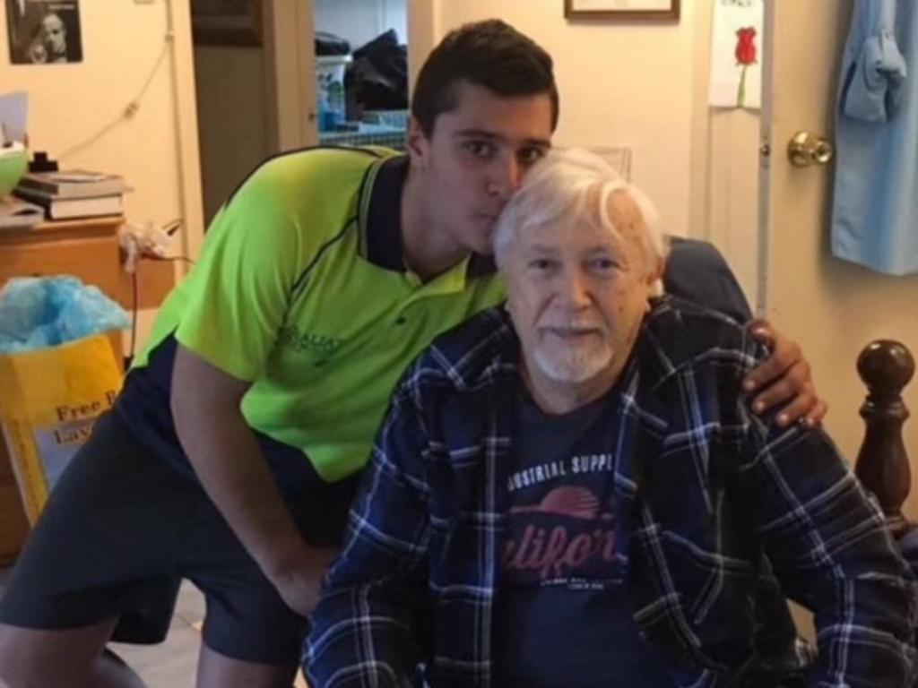 George pictured with his namesake grandfather, George, who shared a special bond. Picture: Supplied