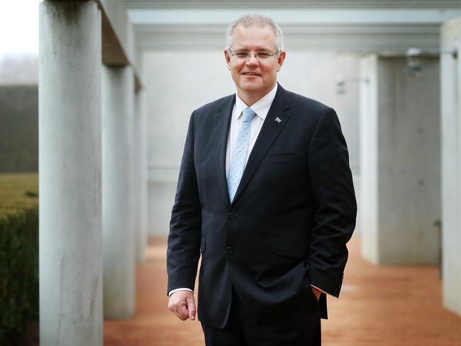 That could leave Federal Treasurer Scott Morrison as leader of the Opposition. Picture: Kym Smith