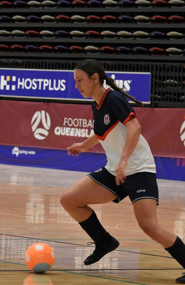 Arana United Futsal Club's pivot/wing Stephanie Hallas.