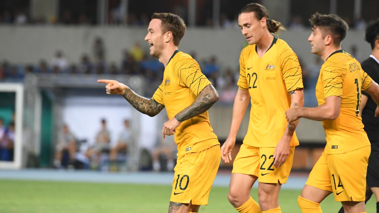 Socceroos wrap up perfect World Cup qualifying phase with win over Jordan, Australia