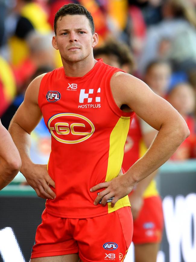 Gold Coast captain Steven May wants to be traded.