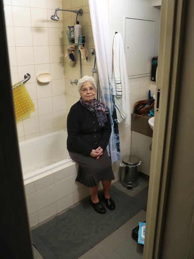 Albertina Martins, 81, says she wants to die in the home where her life had restarted. Picture: David Crosling