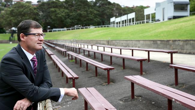 Manly CEO Joe Kelly at Brookvale Oval